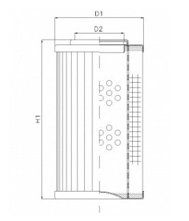 DHD110S100V hydraulic filter element