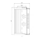 DHD110S50V hydraulic filter element