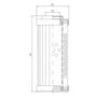 DHD1320H03V hydraulic filter element
