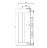 DHD140A20B hydraulic filter element