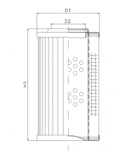 DHD140G05V hydraulic filter element