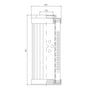 DHD140H05V hydraulic filter element