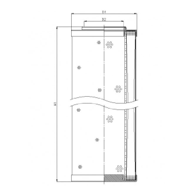 DHD1500H10B/ESD hydraulic filter element