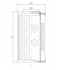 DHD15G05B hydraulic filter element