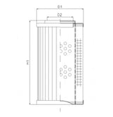 DHD160B100V hydraulic filter element