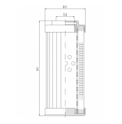 DHD160H05B/ESD hydraulic filter element