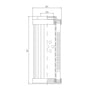 DHD240A03V hydraulic filter element