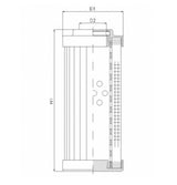 DHD240H10B/ESD hydraulic filter element