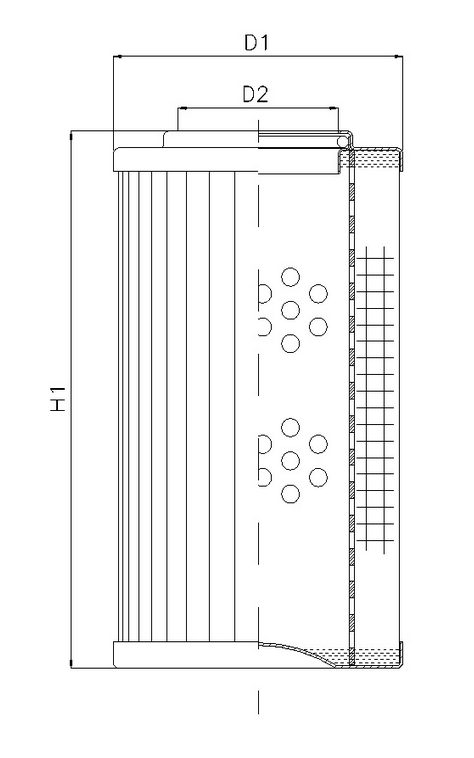 DHD240S100V hydraulic filter element