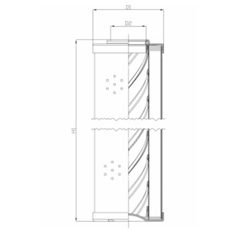 DHD256G20B hydraulic filter element