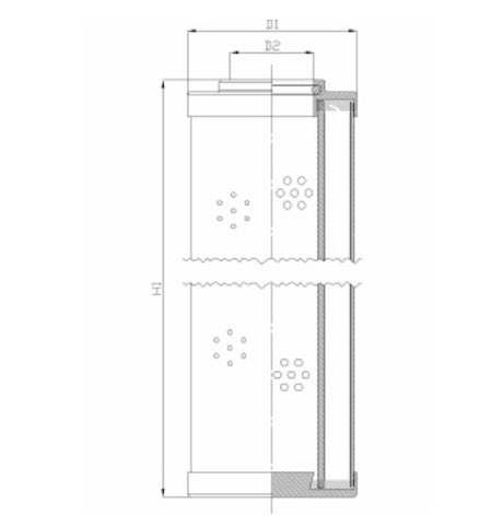 DHD256H10B hydraulic filter element