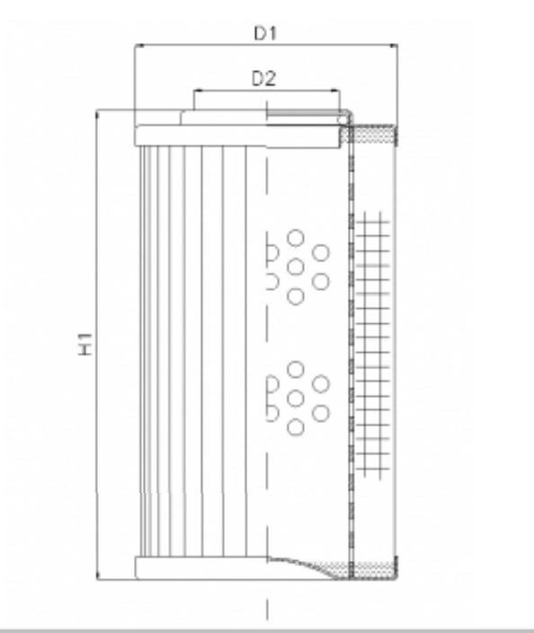 DHD260G05B hydraulic filter element