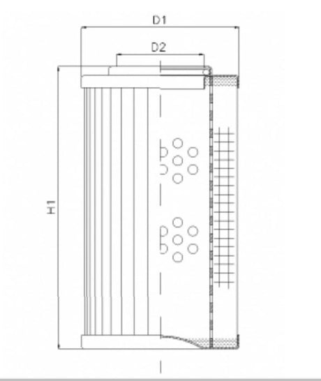 DHD260G05B hydraulic filter element