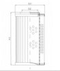 DHD260G05B hydraulic filter element