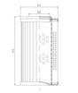 DHD280G05V hydraulic filter element