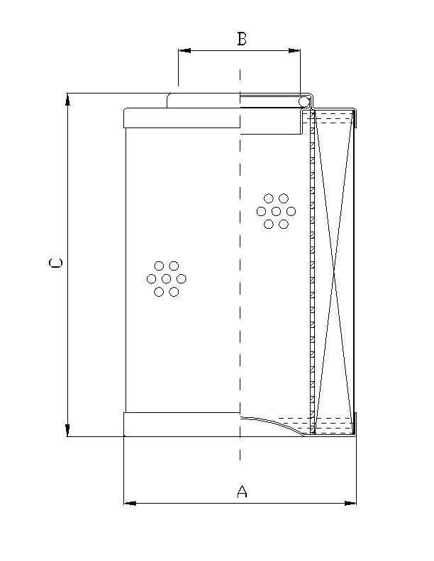 DHD280GW10B hydraulic filter element