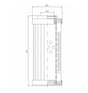 DHD280H05B/ESD hydraulic filter element