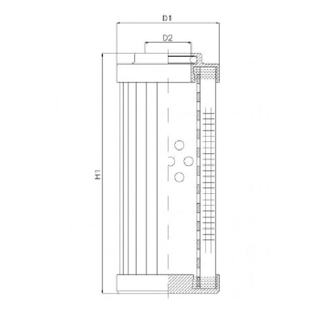 DHD30A10V hydraulic filter element
