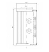 DHD30S300B hydraulic filter element