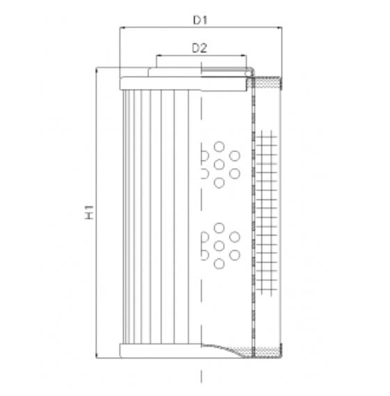 DHD330B300B hydraulic filter element