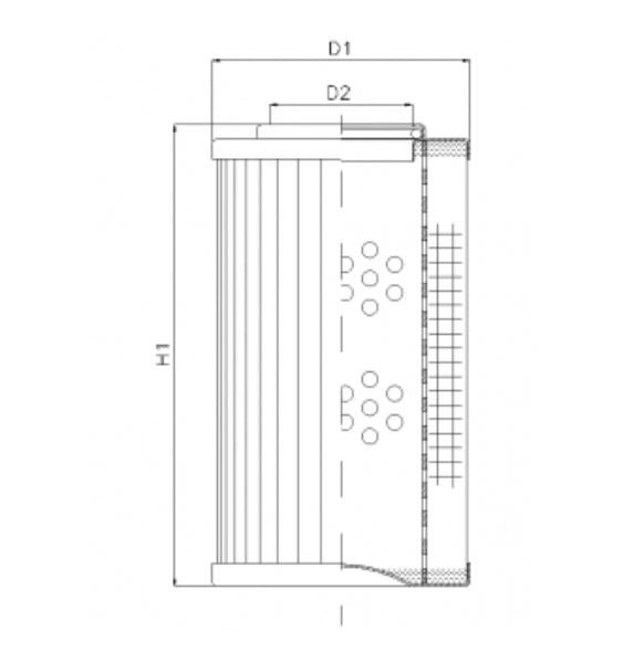 DHD330G03V hydraulic filter element