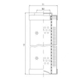 DHD450G05B Filter element for pressure filter