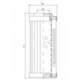 DHD60H40B hydraulic filter element