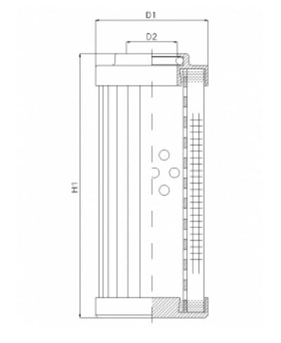 DHD660H03B/ESD hydraulic filter element
