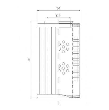 DHD660S25V Filter element for pressure filter