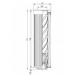 DLD100B25B2 hydraulic filter element