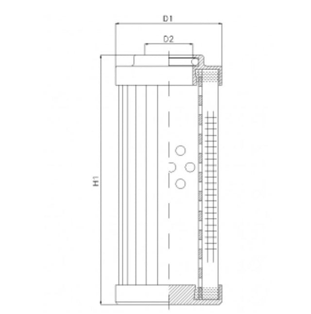 DLD170T25B hydraulic filter element