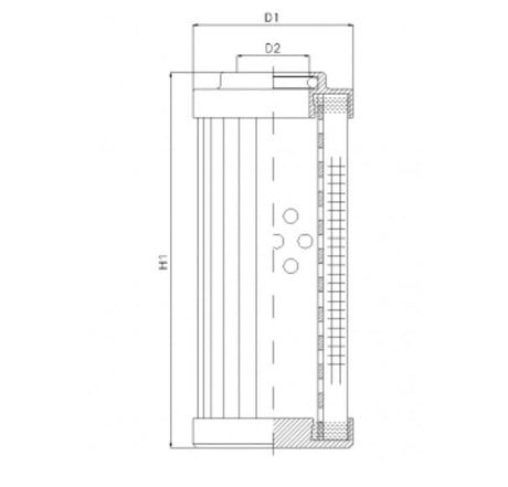 DLD240T10B hydraulic filter element