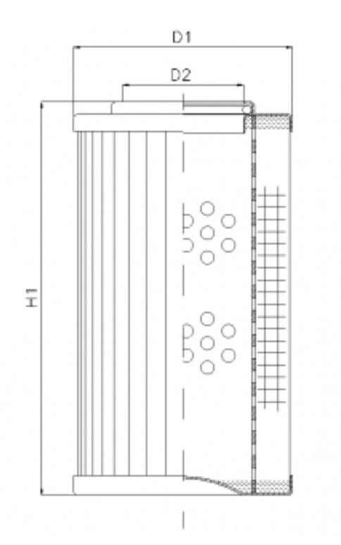 DLD60B130B hydraulic filter element