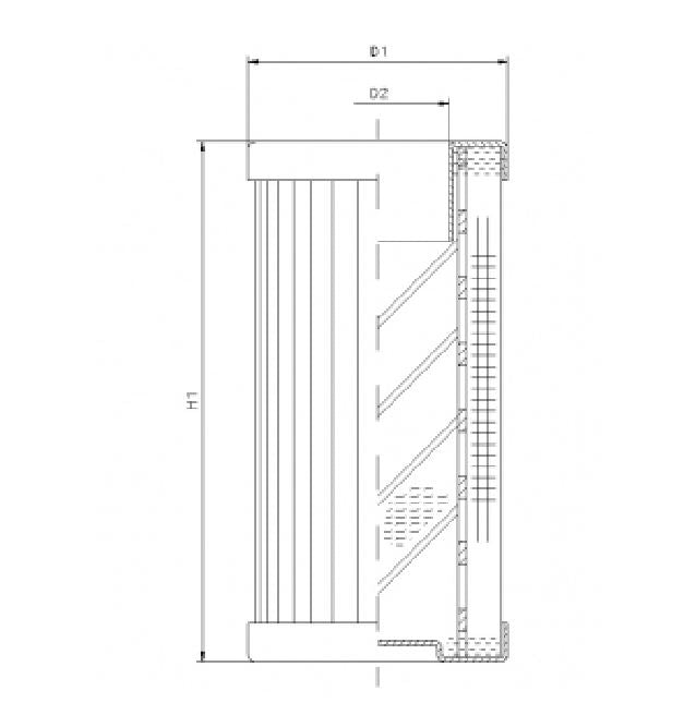 DMD0005W200B Filter element for pressure filter