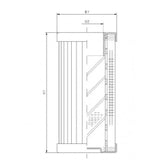 DMD0005W200B Filter element for pressure filter