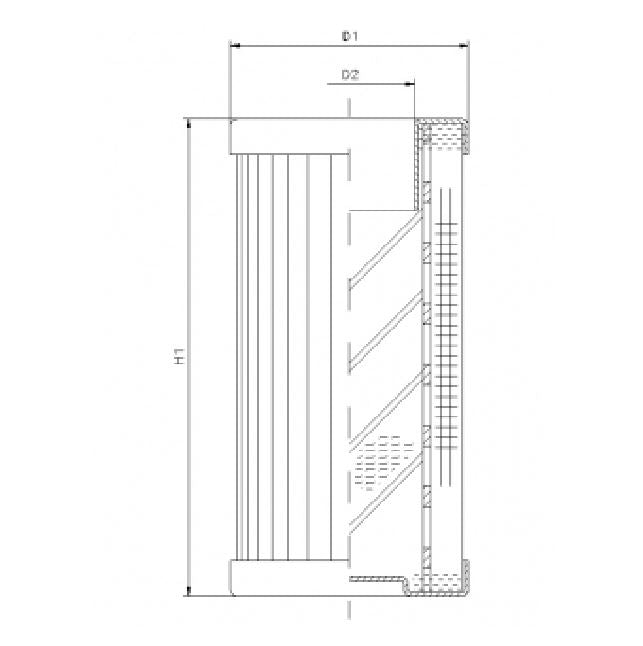 DMD0005W500B Filter element for pressure filter