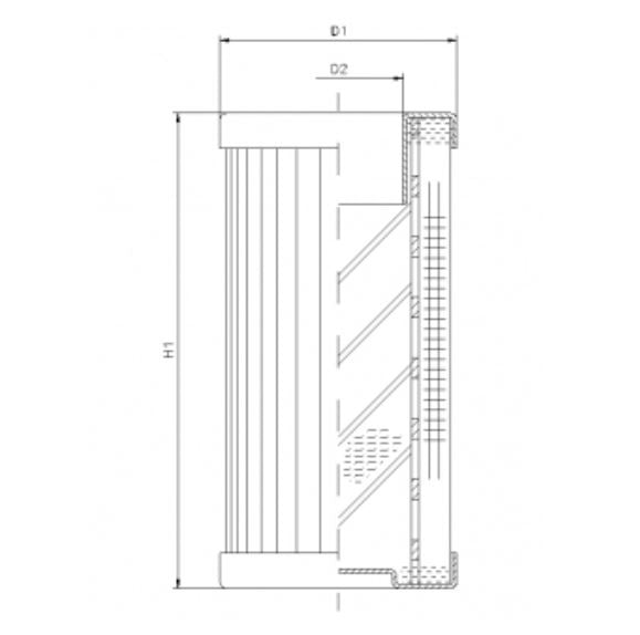 DMD0008W1000B hydraulic filter element