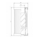 DMD0011B200B hydraulic filter element