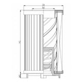 DMD0029G10B3 hydraulic filter element