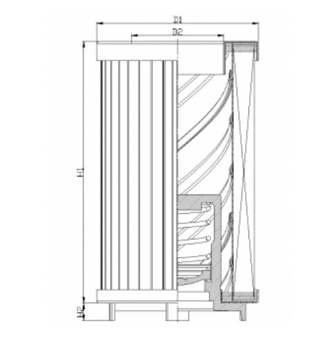 DMD0029G10B3 hydraulic filter element