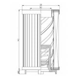 DMD0029G25B3 hydraulic filter element