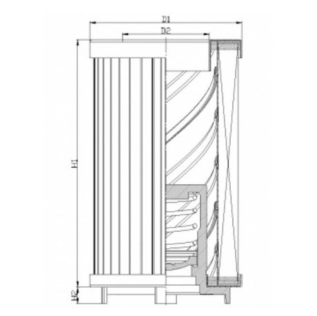 DMD0029G25B3 hydraulic filter element