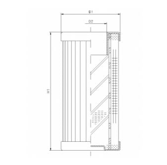 DMD0030B149B hydraulic filter element