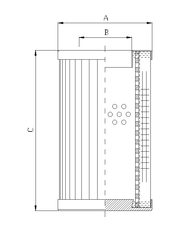 DMD0030F10B Filter element for pressure filter