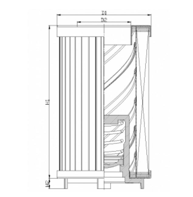 DMD0044G10B3 hydraulic filter element