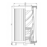 DMD0044G10B3 hydraulic filter element