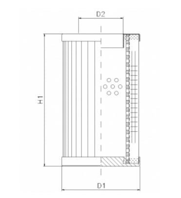 DMD0045W200B hydraulic filter element