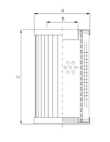 DMD0045W40B Filter element for pressure filter