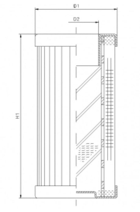 DMD0060B40B hydraulic filter element