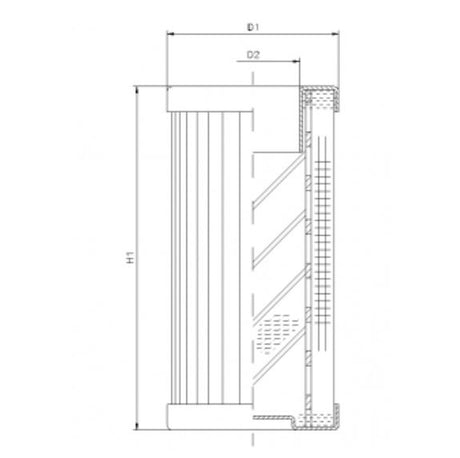 DMD0060E05B hydraulic filter element